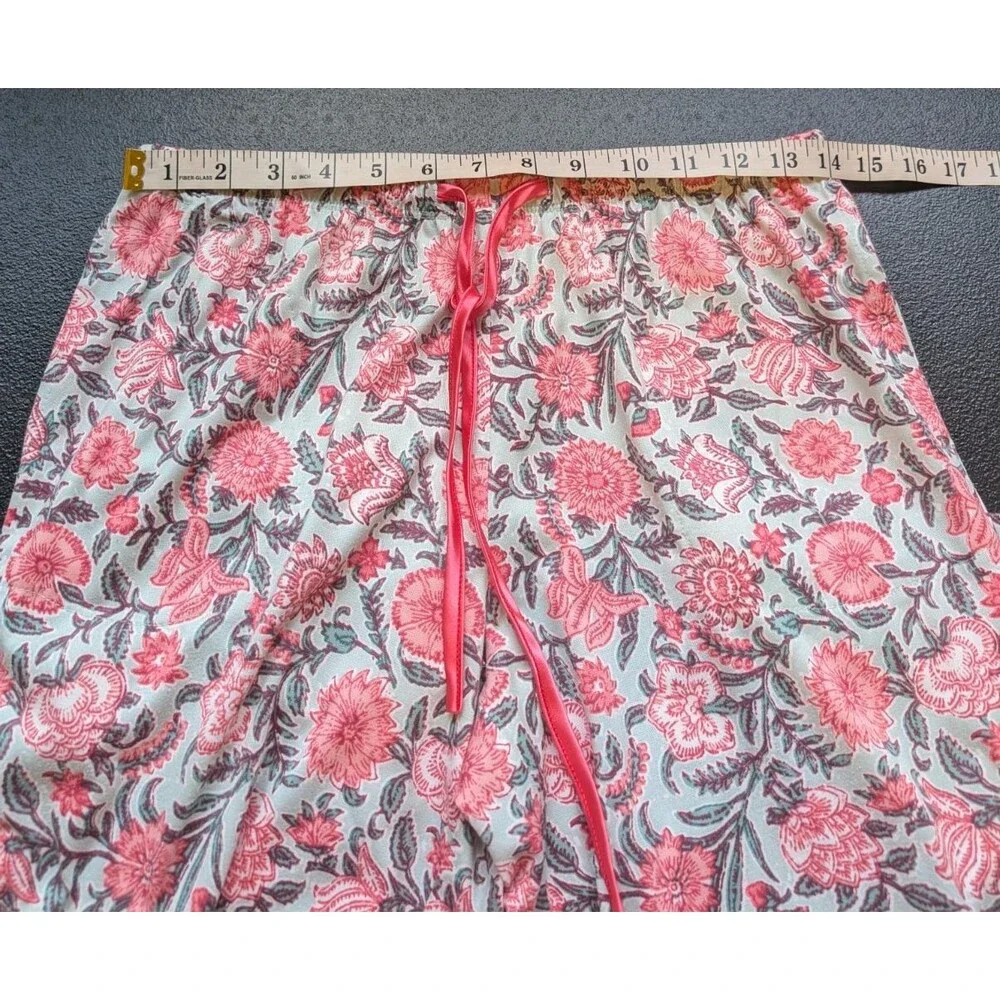 Flora Nikrooz Pajama Set Floral Pockets Comfy Lounge Wear Size Small